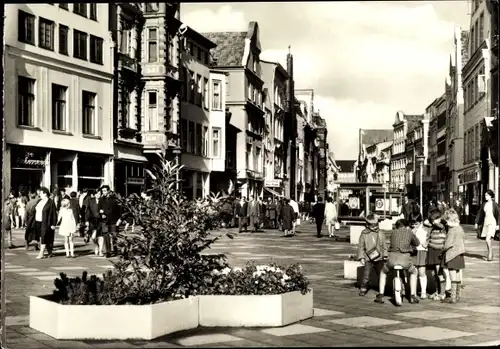 Ak Rostock in Mecklenburg Vorpommern, Kröpeliner Straße