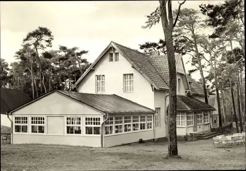 Ak Kloster Insel Hiddensee in der Ostsee, Betriebsferienheim Zum Klausner