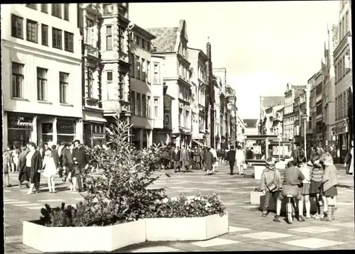 Ak Rostock in Mecklenburg Vorpommern, Kröpeliner Straße