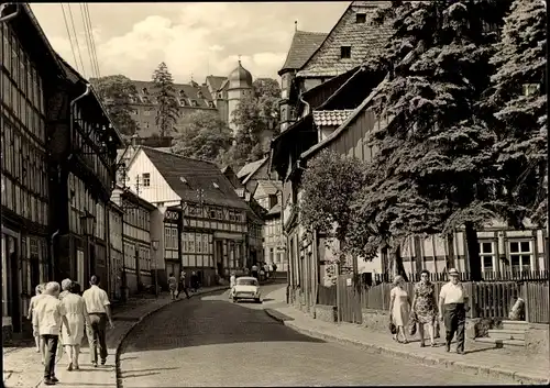 Ak Stolberg Südharz, Blick zum Schloss, jetzt FDGB Erholungsheim Comenius