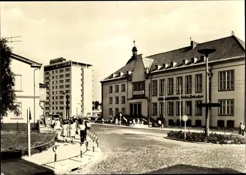 Ak Sassnitz auf Rügen, Rügen Hotel, Seemannsheim John Schehr