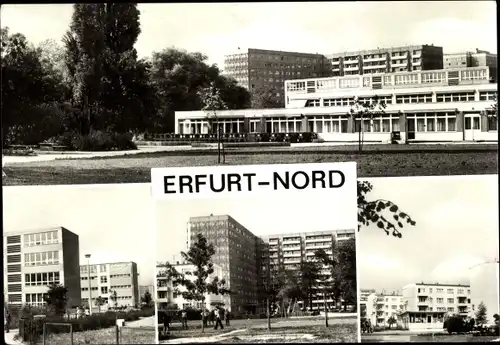 Ak Erfurt Nord in Thüringen, Kindergarten, Karl Marx Oberschule, Im Rieth, Spielplatz