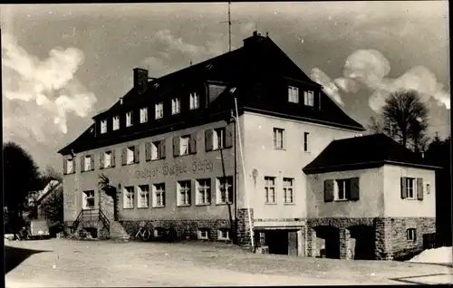 Ak Rübenau Marienberg im Erzgebirge Sachsen, Gasthof Weißer Hirsch