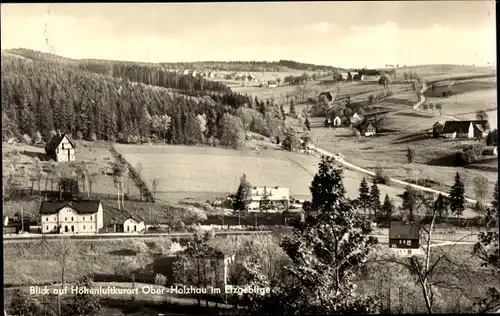 Ak Ober Holzhau Rechenberg Bienenmühle Erzgebirge, Ort mit Umgebung