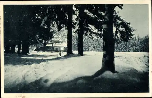 Ak Rechenberg Bienenmühle, Skihütte Glückauf, Torfhaus