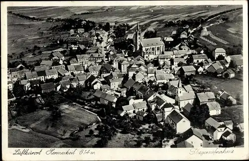 Ak Hermeskeil in Rheinland Pfalz, Fliegeraufnahme