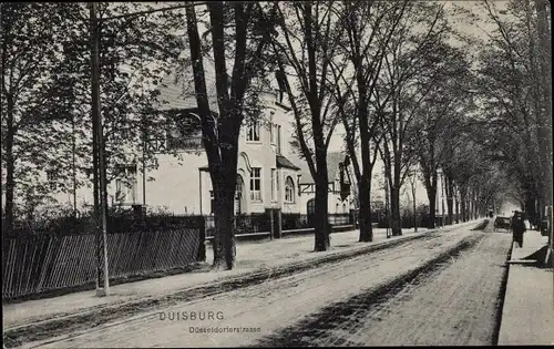 Ak Duisburg im Ruhrgebiet, Düsseldorferstraße