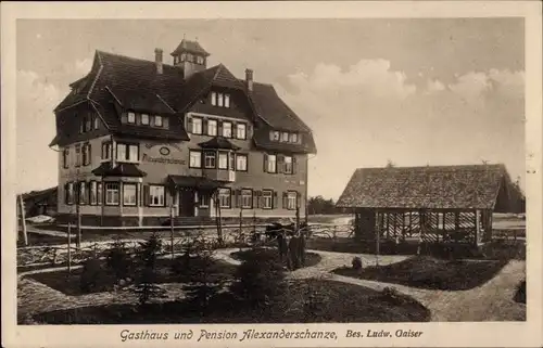 Ak Freudenstadt im Nordschwarzwald, Gasthaus Alexanderschanze