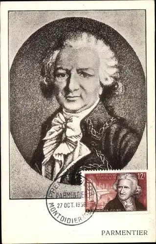 Maximum Ak Pharmazeut Antoine Parmentier, Portrait