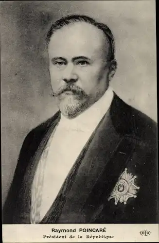 Ak Französischer Politiker Raymond Poincare, Portrait