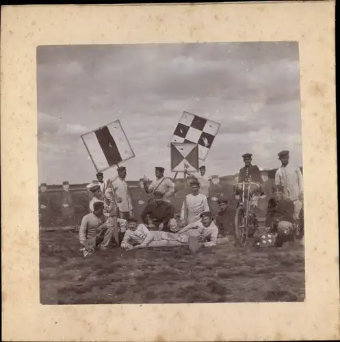 Foto Truppenübungsplatz Zeithain, Zielbau Kommando, Deutsche Soldaten in Uniform