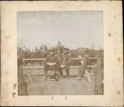 Foto Pionier Kommando Dresden, Deutsche Soldaten in Uniform, Ltnt. Wunder 103, Ltnt. Dauch 178