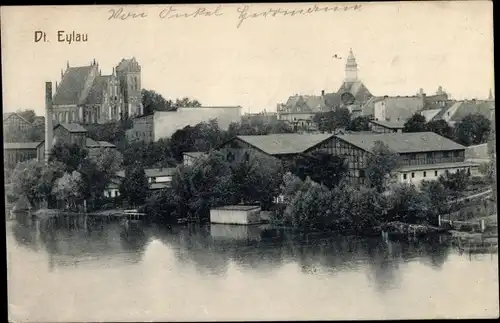 Ak Iława Deutsch Eylau Westpreußen, Teilansicht