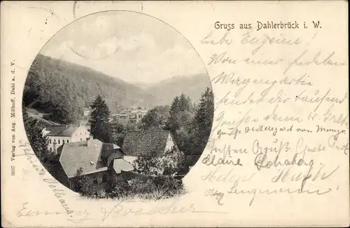 Ak Dahlerbrück Schalksmühle im Sauerland Westfalen, Ortspartie