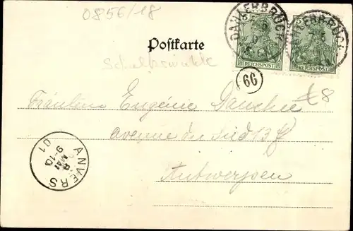 Ak Dahlerbrück Schalksmühle im Sauerland Westfalen, Ortspartie