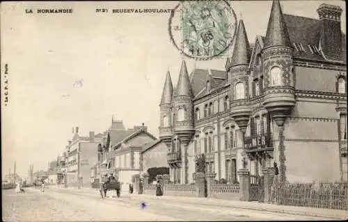 Ak Beuzeval Houlgate Calvados, Rue