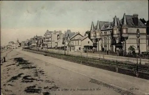 Ak Houlgate Calvados, Hotel de la Mer, Promenade de la Mer