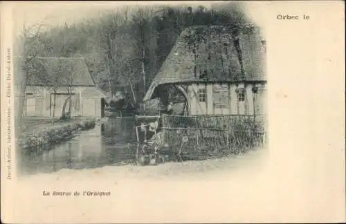 Ak Orbec Calvados, La Source de l'Orbiquet