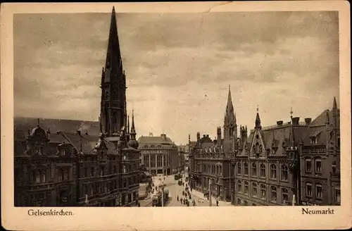 Ak Gelsenkirchen im Ruhrgebiet, Neumarkt