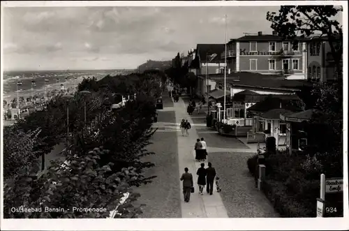 Ak Ostseebad Bansin Heringsdorf auf Usedom, Promenade, Kurhaus