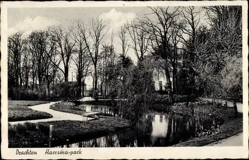 Ak Drachten Friesland Niederlande, Haersma park