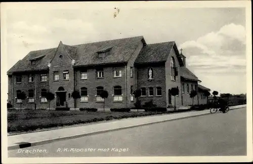 Ak Drachten Friesland Niederlande, R. K. Klooster met Kapel