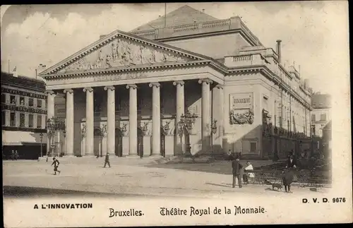 Ak Bruxelles Brüssel, Theatre Royal de la Monnaie