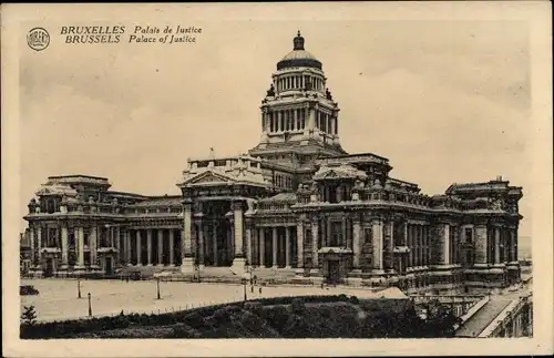 Ak Bruxelles Brüssel, Palais de Justice