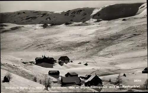 Ak Pichl Preunegg Schladming Steiermark, Reiteralm, Karneralm, Klölingnock, Winterpanorama