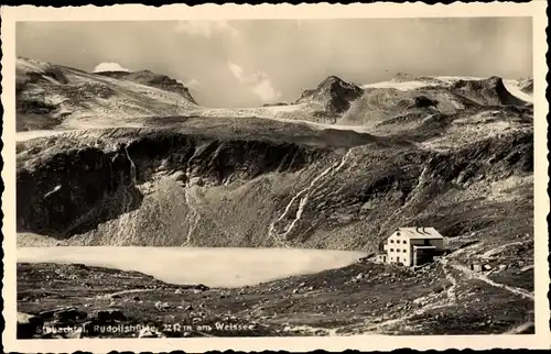 Ak Stubachtal in Salzburg, Rudolfshütte am Weissee