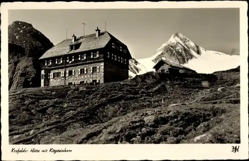 Ak Kaprun in Salzburg, Krefelder Hütte, Kitzsteinhorn