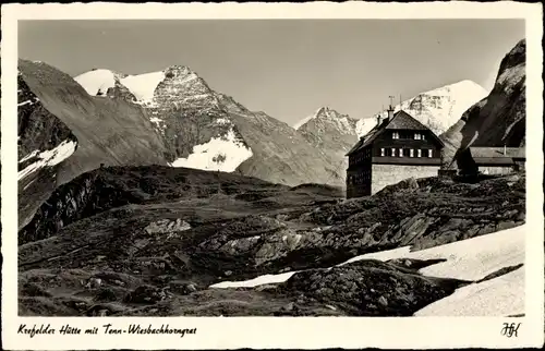 Ak Kaprun in Salzburg, Krefelder Hütte, Tenn-Wiesbachhorngrat