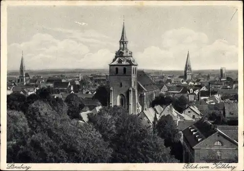 Ak Lüneburg in Niedersachsen, Blick vom Kalkberg