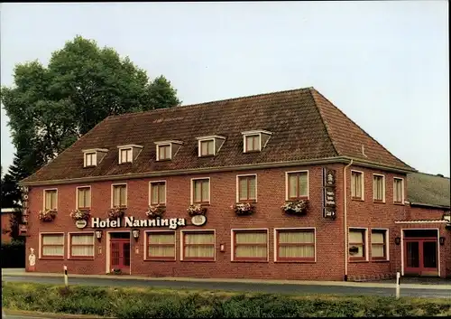 Ak  Rhauderfehn in Ostfriesland, Hotel Nanninga