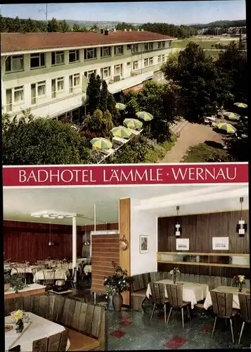 Ak Wernau am Neckar, Badhotel Lämmle