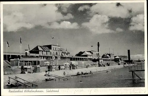 Ak Wilhelmshaven in Niedersachsen, Südstrand