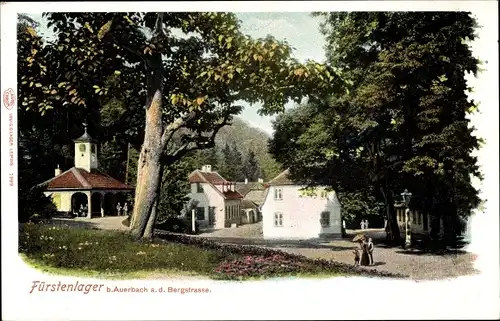 Ak Auerbach Bensheim an der Bergstraße Hessen, Fürstenlager, Straßenpartie