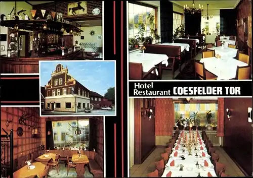 Ak Velen im Münsterland Westfalen, Hotel Coesfelder Tor