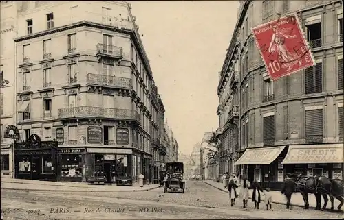 Ak Paris XVI. Arrondissement Passy, Rue de Chaillot