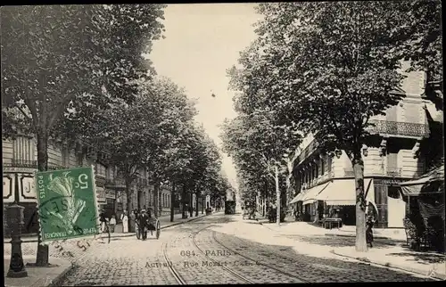 Ak Paris XVI. Arrondissement Passy, Rue Mozart