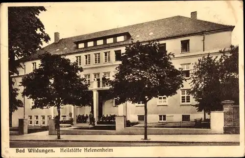 Ak Bad Wildungen in Nordhessen, Heilstätte Helenenheim