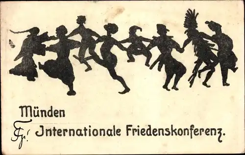 Ak Hann. Münden in Niedersachsen, Internationale Friedenskonferenz