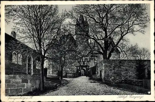 Ak Spangenberg in Hessen, Schloss, Eingang