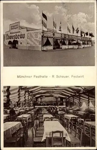 Ak München Bayern, Oktoberfest, Festhalle