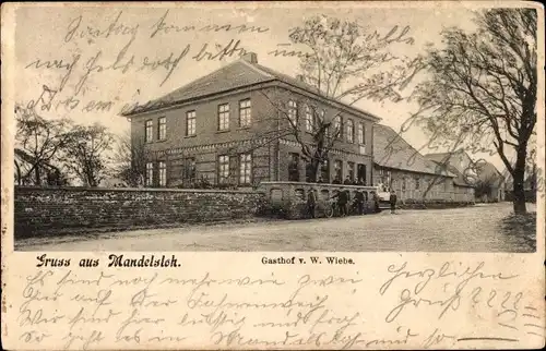 Ak Mandelsloh Neustadt am Rübenberge, Gasthof W. Wiebe