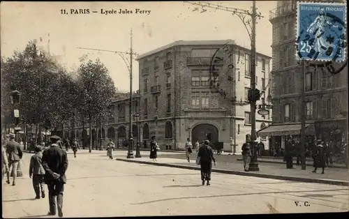 Ak Paris XI. Arrondissement Popincourt, Lycee Jules Ferry