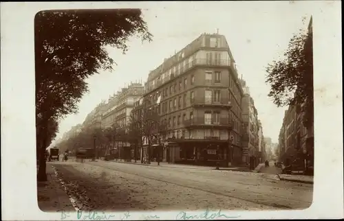 Foto Ak Paris XI. Arrondissement Popincourt, Boulevard Voltaire, Straßenpartie