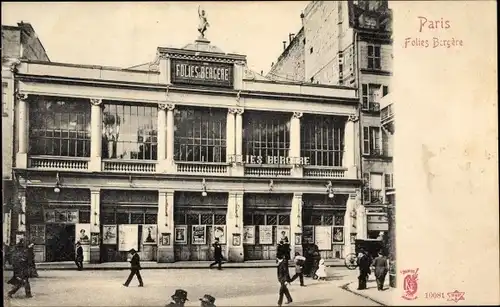 Ak Paris IX. Arrondissement Opéra, Folies Bergere