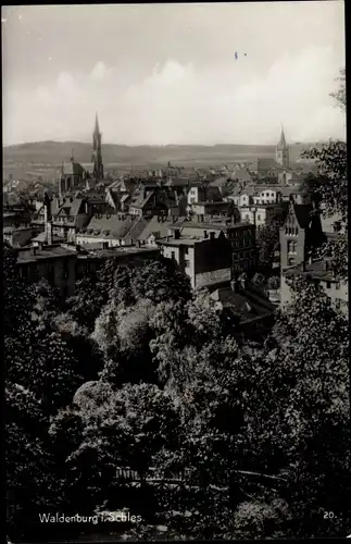 Ak Wałbrzych Waldenburg Schlesien, Totalansicht der Ortschaft
