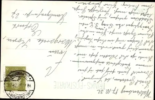 Ak Wałbrzych Waldenburg Schlesien, Totalansicht der Ortschaft